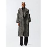 Pinko Gri Kadın Standart Fit Kaban 105562 - M