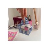 PİNKUE Mini Çanta Şeklinde Organizer | Mini Makyaj Çantası, AirPods Çantası, Kartlık, Bozuk Para Cüzdanı, Anahtarlık
