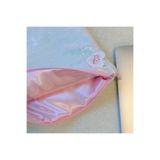 PİNKUE Pullu Laptop Kılıfı – Pembe Saten Astar (16 İnç) (41cm&29cm)