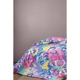 Pinky 210 Tc (83 Tel) Dijital Pamuk Saten Tek Kişilik Nevresim Takımı - Renkli - 160 x 220 cm