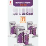 Pinky London 3'lü Set Hemorox H.emoroid Kremi 3 x 50 ml Etkili Bakım