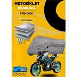 Pinlock Cf Moto 250 Nk Su Geçirmez Dayanıklı Motosiklet Brandası Miflonlu Kalın Premium Kumaş Clipsli - Gri
