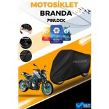 Pinlock Cf Moto 250 Nk Su Geçirmez Siyah Motosiklet Brandası Miflonlu Kalın Premium Kumaş Clipsli