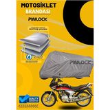 Pinlock Honda Cbf Su Geçirmez Dayanıklı Motosiklet Brandası Miflonlu Kalın Premium Kumaş Clipsli - Gri