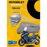 Pinlock Honda Forza Su Geçirmez Dayanıklı Motosiklet Brandası Miflonlu Kalın Premium Kumaş Clipsli - Gri