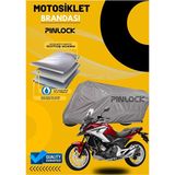 Pinlock Honda Nc Su Geçirmez Dayanıklı Motosiklet Brandası Miflonlu Kalın Premium Kumaş Clipsli - Gri
