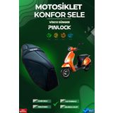 Pinlock Kuba Blueberry Motosiklet Konfor Sele ve Koltuk Kılıfı Visco Sponge