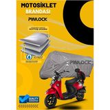 Pinlock Kuba Trendy Siyah Su Geçirmez Dayanıklı Motosiklet Brandası Miflonlu Kalın Premium Kumaş Clipsli