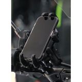 Pinlock Motosiklet Titreşim Önleyici Ayarlanabilir Boyut Motosiklet Telefon Tutucu Gidon ve Ayna Aparatlı