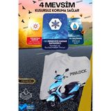 Pinlock Rks Blazer Uyumlu Su Geçirmez Dayanıklı Motosiklet Brandası (Tokalı)