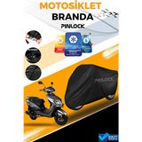 Pinlock Rks Blazer Uyumlu Su Geçirmez Siyah Motosiklet Brandası Miflonlu Kalın Premium Kumaş Clipsli
