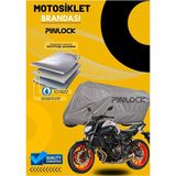 Pinlock Yamaha mt 09 Uyumlu Su Geçirmez Dayanıklı Motosiklet Brandası Miflonlu Kalın Premium Kumaş Clipsli - Gri
