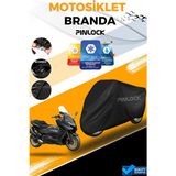 Pinlock Yamaha Tmax Su Geçirmez Siyah Motosiklet Brandası Miflonlu Kalın Premium Kumaş Clipsli