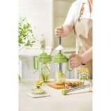 Pinmoo Boommix Meyve Ezmeli Shake & Içecek Hazırlama Kupası – Buz Kırıcı Manuel Blender – 1000 ml - 0,21 lt - Afrika Cevizi Rengi