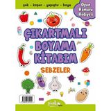 Pinokyo Çıkartmalı Boyama Kitabım - Sebzeler