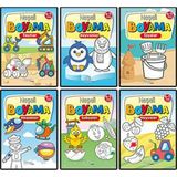 Pinokyo Okul Oncesi Neseli Boyama Seti 6 Kitap (4-5 Yas)