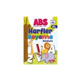 Pinokyo Yayınları ABS 4-6 Yaş Harfler Boyama Kitabım Buçe Dayı Eğitici Kitap