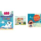 Pinokyo Yayınları Abs 4-6 Yaş Hayvanlar Boyama Kitabım... +2 Eğitim Kitabı