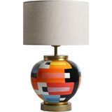 Pinot Interior Mini Miro El Yapımı Seramik Abajur - Standart