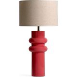 Pinot Interior Sorrento Lamp Pink Ahşap Abajur - Pembe - Standart