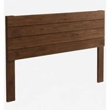 Pinoxi 160CM Masif Ahşap Ayaklı Yatak Başlığı Ceviz Renk 160 cm - Kahverengi