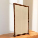 Pinoxi 180 cm X 100 cm Ahşap Çerçeveli Ayaklı Kumaş Paravan Seperatör Oda Ayırıcı Dekor 180 cm X 100 cm