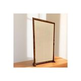 Pinoxi 180Cm X 100Cm Ahşap Çerçeveli Ayaklı Kumaş Paravan Seperatör Oda Ayırıcı Dekor 180Cm X 100Cm