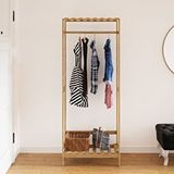 Pinoxi Ahşap Açık Gardırop 64x160x30 Çam