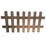 Pinoxi Ahşap Bahçe Çiti Büyük Boy 150X75 cm Kahverengi Çam Ağacından Üretilmiş Dayanıklı Malzeme
