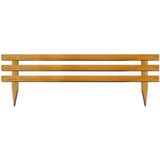 Pinoxi Ahşap Bahçe Çiti Sınır Çit 100 cm x 40 cm - Kahverengi