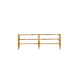 pinoxi Ahşap Smart Çit Bahçe Çiti Sınır Çit 100cm X 37cm Kahverengi