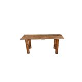 pinoxi Masif Ahşap Bank Bench Sandalye Mutfak Bank Ceviz 100cm X 30cm Ceviz Renk