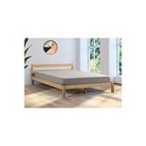 Pinoxi Masif Ahşap Karyola Çift Kişilik 120x200 Cm Doğal Ahşap Natural Çam