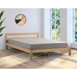 Pinoxi Masif Ahşap Karyola Çift Kişilik 160X200 cm Doğal Ahşap Natural - Çam - 160 x 200 cm