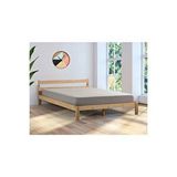 Pinoxi Masif Ahşap Karyola Çift Kişilik 160x200 Cm Doğal Ahşap Natural Çam