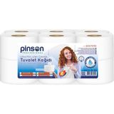 Pinson Professional Pinson Ultra Mini Içten Çekmeli Tuvalet Kağıdı 12'li 100 mt - Beyaz