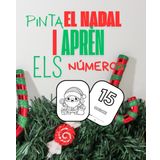 Pinta el Nadal i aprèn els números