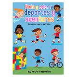 Pinta y colorea deportes y aventuras: 60 dibujos de deportes para colorear