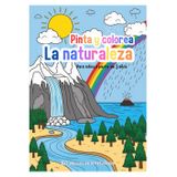 Pinta y Colorea la Naturaleza: 60 dibujos de la naturaleza para colorear para niños a partir de 2 años