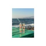 Pinterest Pembe Kahve/ Meşrubat Bardağı Pipetli - 500 - 599 ml