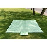 Pinterest Piknik Örtüsü 200X150 cm Su Geçirmez Çift Katlı Kamp ve Plaj Örtüsü (Yeşil) - 200 x 150 cm