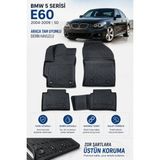 PINUKS Bmw 5 Serisi E60 2004 Model Uyumlu 5d Araca Özel Oto Paspas Premium Serisi - Siyah