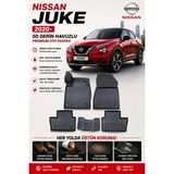 PINUKS Nissan Juke 2020- Oto Paspas 5d Derin Havuzlu Araca Tam Uyumlu Premium Seri - Siyah