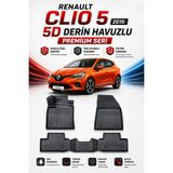 PINUKS Renault Clio 5 2020 Model Uyumlu 5d Araca Özel Oto Paspas Premium Serisi - Siyah