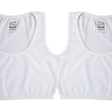 Pinuptex® 2'Li Sporcu & Yüzücü Büstiyer &Yarım Atlet (2Adet) (Beyaz, M)