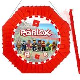 Pinyata Roblox Temalı 42cm + Sopası Pinyata Patlatma Oyunu Doğum Günü Eğlencesi