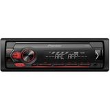 Pioneer Aux Girişi MVH-S120UB 4X50 Watt Mp3+Wma+Wav+Flac Oynatma Aux+Usb’li Oto Teyp 0 - 250 Watt - Gri