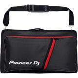 Pioneer Dj DDJ-400 ve Ddj-Flx4 Uyumlu Laptop Bölmeli Kırmızı Kadife Astarlı Soft Case Dj Controller Taşıma Çantası - 000Beyaz