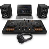 Pioneer Dj DDJ-FLX4 - DM-40D DJ Monitör Hoparlör - HDJ-CUE1 DJ Kulaklığı - DJ Başlangıç Seti