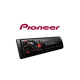 Pioneer Mvh-140bt Çift Amfi Çıkışlı Bluetoothlu Profesyonel Oto Teyp Usb 4x50wat Sabit Kafa